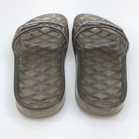 Puma Fenty Black Jelly Pool Slides / Sandals - Picture 5 of 9